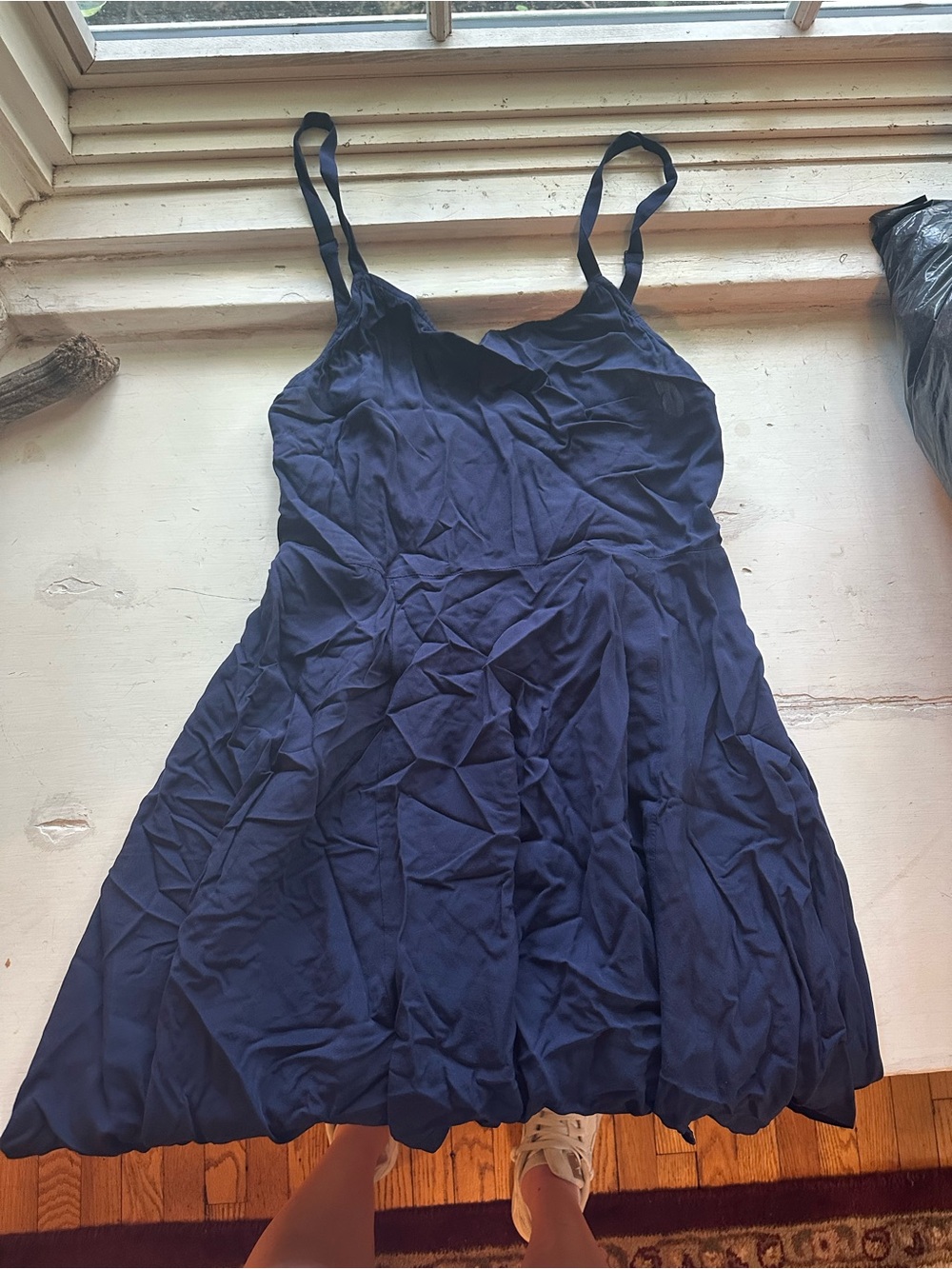GAP Navy Spaghetti-Strap Mini Dress